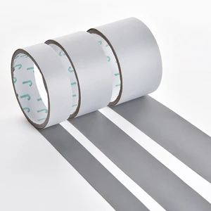 Wholesale 2.5cm 3.8cm 5.0cm Polyester Reflective Tape Reflective Safety Warning Tape