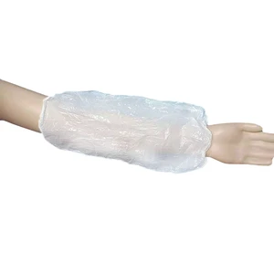 Disposable Sleeves PP Disposable Plastic Sleeves Protectors Pe Oversleeve Waterproof Cuff Arm Protectors Covers with Factory Pri