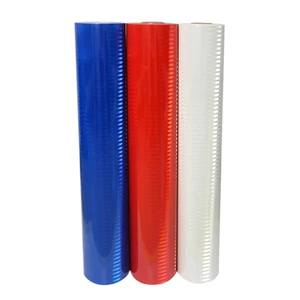 PET Prismatic Material Vinyl Reflective Sheeting Road Warning Sign Reflective Sticker Roll for Traffic Signs