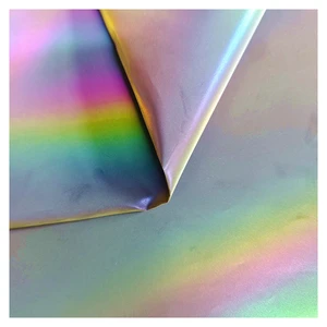 Custom Colour Woven Reflective Material Fabric for Fashion Garments