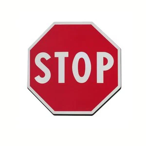 Stop Road Sign Aluminium Reflective Traffic Sign Board Construction Advertising Traffic Sign