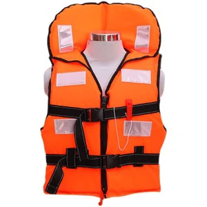 High Quality Safety Adult Swimming Life Jacket Rescue Jacket Life Vest With Collar