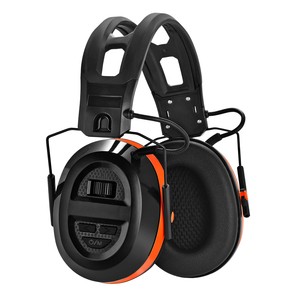 Rechargeable Electronic Safety Earmuffs Bluetooth 26dB Noise Reduction HiFi Sound Hearing Protector for Industrial Working
