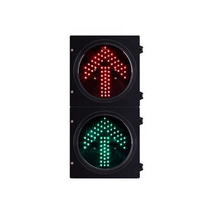 Iso 50001 Passed Led Traffic Light With Aluminum Body 24v Ce Certified for Straight Drive Road Forward Indication