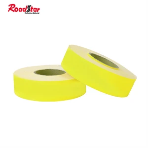 Yellow Cotton Fire Flame Retardant Reflective Fabric FR Reflective Tapes Fluorescent Fabric Reflective Fabric