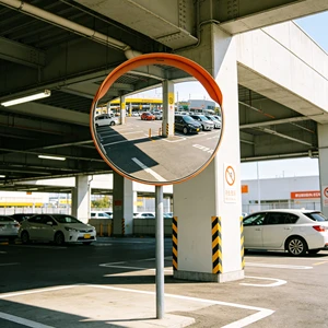 Clear View Outdoor Convex Mirror Distortion-Free Traffic Mirror for Residential Community & School Zone