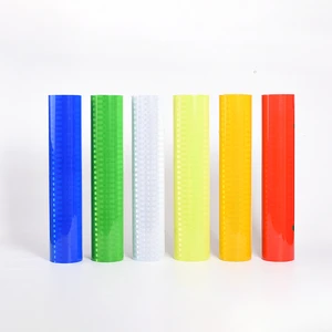 Custom Color High Visibility Vinyl PET HIP Plastic Reflective Sheet Material Retro EGP Reflective Film for High Visibility