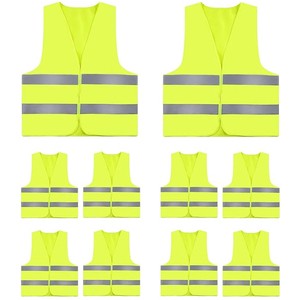 High Viz Saftery Vest Reflector Construction Road Traffic Safety Vest Gilet De Sécurité Jacket Workwear with Reflective Strip