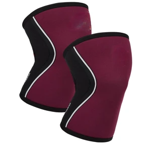 Factory Wholesale Neoprene Elastic Compression Knee Sleeves 7mm Strong Protective Weightlifting Knee Brace