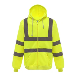 Hi Vis Reflective Safety Vest Customizable Logo Workwear Polyester Jacket Tall Reflective Clothing