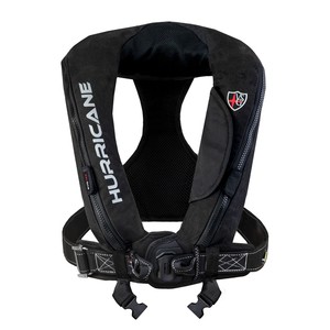 Veleria San Giorgio Hurricane EVO 160 Manual Inflatable Life Vest with Integrated Safety Harness for Boating and Water Sports