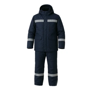 Russia Cold Weather Protective Clothing Construction Utilities Safety Work Set Reflective Utilities Workwear