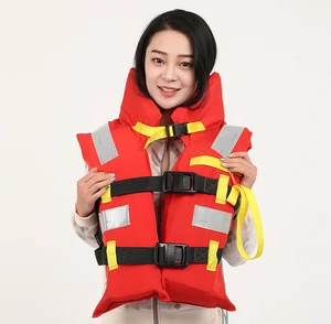 Factory OEM EPE Foam 150N Marine Lifesaving Rescue Life Jacket Vest for Boat