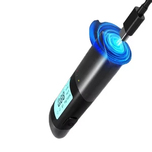 Factory Price Semiconductor Compact Alcohol Tester High Quality Breathalyzer with USB Rechargeable Battery