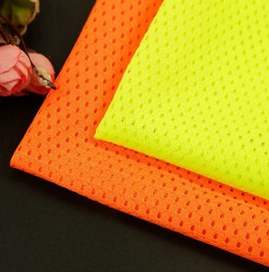 Flame Resistant Fluorescent Yellow/orange Fabric for Reflective Vest
