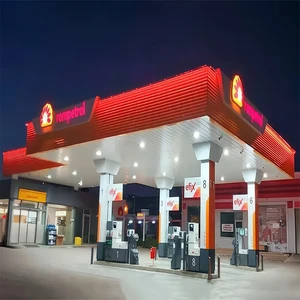 Free Standing Station Standing Led Pylon Display Gas Sign Petrol