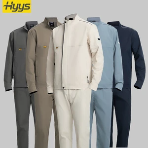 Spring And Autumn Safety Work Uniforms Industry Labor Work Wear Jackets Pants Custom Overalls Workshop
