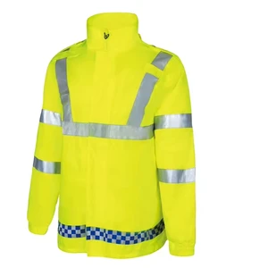 Hot Sale Customized Visibility Bright Yellow Reflective Road Workers Long Sleeve Safety Jacket