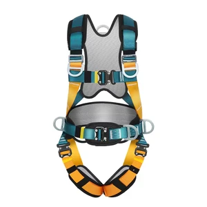 CE Fall Protection Life Security 5 Point Adjustment D-ring Waist Full Body Electrical Belt Safety Harness For Work At Height
