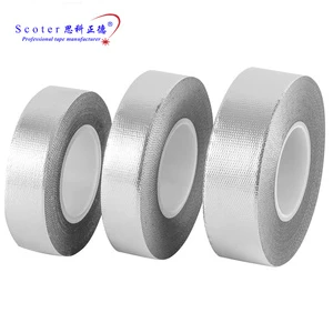 Aluminum Foil Glass Cloth Tape Sealing Wire Harness Insulation Wrapping Wear-resistant Fiber Cloth Tape