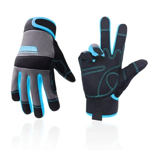 OEM High Quality Welding Gloves Cheap Price Safety Leather Gloves for Industrial Work Touch Screen Compatibility