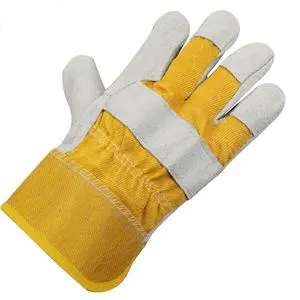 SONICE Factory Heavy Duty Cowhide Split Leather For Electric Tig Welder Gloves Fire Protection Cut Heat Resistant Safety