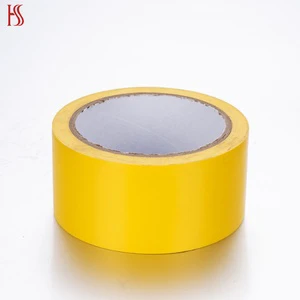 Huashao PVC Hazard Warning Safety Striped Tape Waterproof Pressure Sensitive Adhesive Floor Marking Tape Low Noise Version