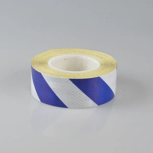 Factory Direct Sales Reflective PVC Viscosity Safety Sticker Tape for Trucks Warning Tape