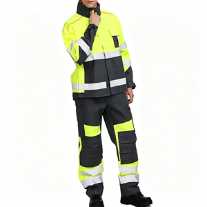 New Custom Plus Size Waterproof Breathable Cotton High Visibility Safety Workwear Sets Reflective Wholesale at Low Prices