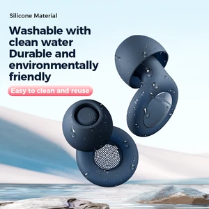 Silicone Noise Reduction Earplugs Quiet Noise Cancelling Reusable Eco-friendly Hearing Protection Sleep Earplugs