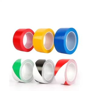 High Visibility Floor Warning Tape - Multi-Color Safety Adhesive Roll for Industrial Hazard Marking