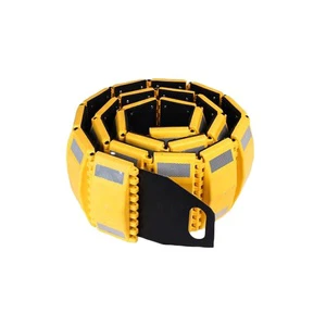 Traffic Security Portable Plastic Rubber Traffic Speed Bump
