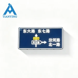 OEM ODM Customizable LED Traffic Signs Aluminum Alloy Solar Powered IP66 Waterproof Multi Destination Indicator