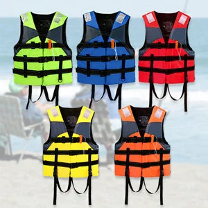 Adult Foam Survival Marine Rescue Yachting Boating Fishing Life Jacket Vest for Surfing Drifting Kayaking Watersports