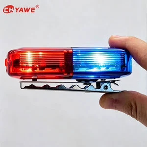 Best Price Plastic Solar Powered IP65 Rated Waterproof LED Traffic Light Life Shoulder Warning Lamp Red Blue Strobe Flashing