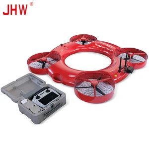 Long Distance Strong Floating Capacity Air-water Dual Rescue UAV Intelligent Electric Remote Control Lifesaving Ring Buoy 1000m