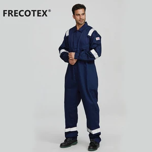 Ropa De Trabajo Overol Custom Safety Flame Retardant Blue Wear Rough Workwear Welder Working Reflective FR Coveralls