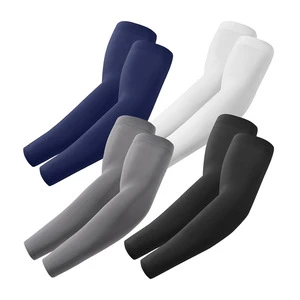 Ice-silk Comprehensive Protection Polyamide/Nylon Sun-Protective Arm Sleeves Mens Summer Thin UV-Proof Cuffs for Driving