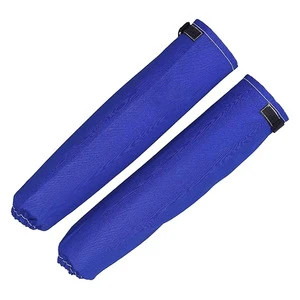 JNM Safety Royal Blue Welding Sleeves FR Treated Cotton Protective Sleeves That Protect Wrist to Upper Arm Customized Logo