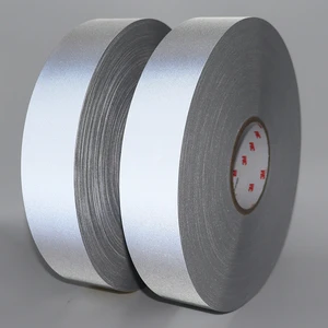 100% Original 3M 8910 High Light Silver Reflective Fabric Tape Printable Warning Tape Clothes Single Acrylic Made Polyester