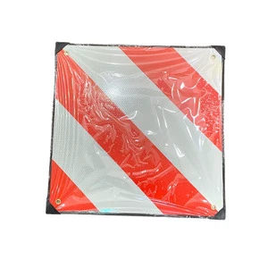 50 X 50cm Reflective Traffic Signs Aluminum Solar Warning Sign for Spain and Italy Foldable Standing Type
