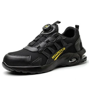 Free Rotating Button Labor Protection Safety Shoes Lazy Person Flying Woven Appliion for Factory Use