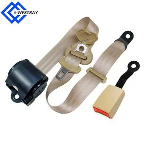 Genuine Universal Classic Car 3-Point Seat Belt Safety Belts