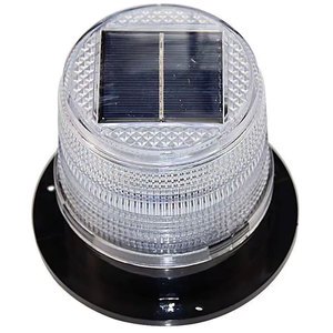 Solar LED Traffic Light Plastic IP68 Waterproof High Visibility Durable Roadway Enhancer and Alert with Road Reflector