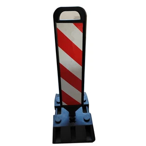 High Visibility Durable Traffic Warning Products White and Red Reflective Road Warning Board Sign Board for Traffic Safety