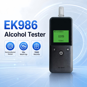 New Arrival Portable Alcohol Breathalyzer CE Certified Breath Alcohol Tester High Precision Alcohol Detector for Driver Safety