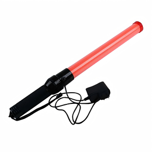 Traffic Wand With Strobe Mode Traffic Control Baton Safety LED Flashlight Signal Portable Hand Held Traffic Baton