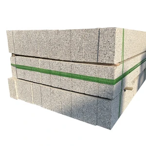 HangKangCM Spot Kerbstone S-Type Burning Surface Chamfering Road Traffic Stone Right Angle Side Curb Manufacturer