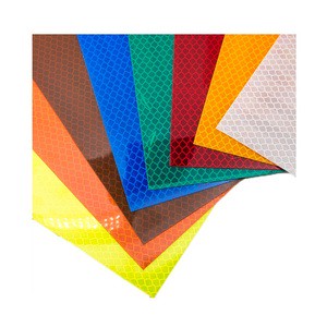 Super Intensity High Reflectiveity Prismatic Reflective Sheeting Film Vinyl PSA Adhesive Tong Ming Brand 10-Year Durability