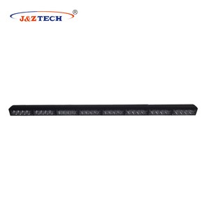 Dual Color Red Blue LED Traffic Advisor Car Strobe Directional Light Bar IP65 Waterproof 16 Flash Patterns 12V/24V Enhanced
